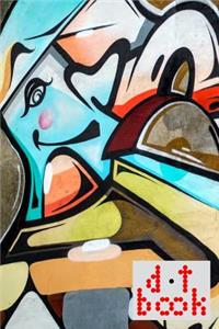 The Dot Book - A Dot Grid Notebook for Graphic Designers - Graffiti Series - 013