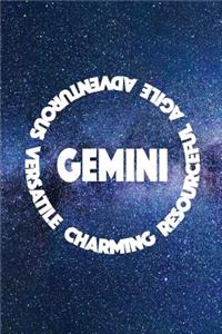 Gemini Charming Resourceful Agile Adventurous Versatile