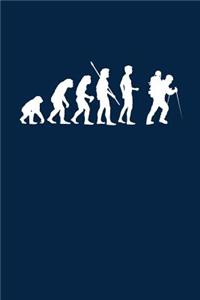 Evolution Wanderer Bergsteiger