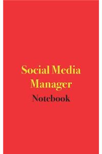 Social Media Manager Notebook