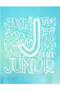 Junior: High School Teacher Planner 2019 - 2020 Student Roster - Lesson Organizer - Weekly Time Management - Teaching Curriculm Calendar Notebook - Turquois