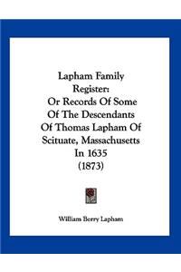 Lapham Family Register