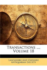 Transactions ..., Volume 18