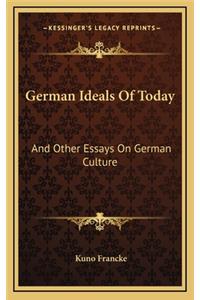 German Ideals of Today