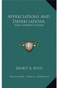 Appreciations and Depreciations