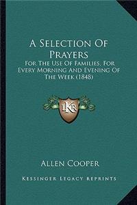 Selection Of Prayers