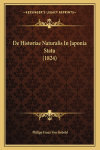 De Historiae Naturalis In Japonia Statu (1824)