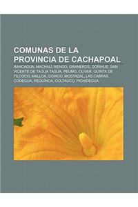 Comunas de La Provincia de Cachapoal