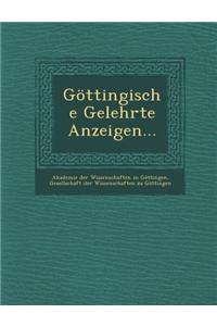 Gottingische Gelehrte Anzeigen...