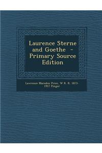 Laurence Sterne and Goethe