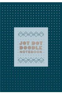 Jot Dot Doodle Notebook (Blue and Silver)