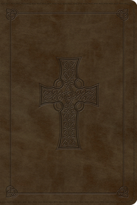 ESV Compact Bible (Trutone, Olive, Celtic Cross Design)