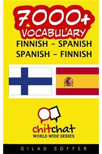 7000+ Finnish - Spanish Spanish - Finnish Vocabulary