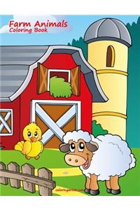 Farm Animals Coloring Book 1