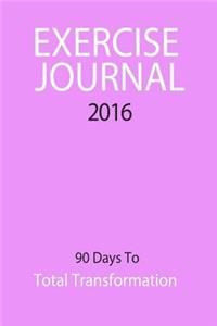 Exercise Journal 2016