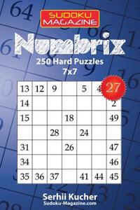 Numbrix - 250 Hard Puzzles 7x7