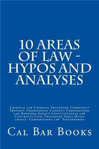 10 Areas of Law - Hypos and Analyses