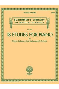 18 Etudes for Piano