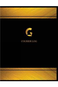 Courier Log (Log Book, Journal - 125 pgs, 8.5 X 11 inches)