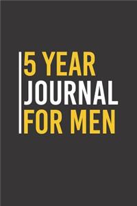 5 Year Journal for Men