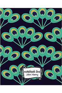 Lined Design Journal / Notebook / Diary: Notebook / Journal / Diary: 1