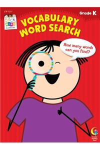 Vocabulary Word Search, Grade K