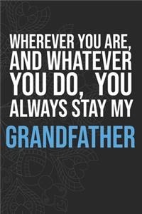 Wherever you are, And whatever you do, You always Stay My Grandfather