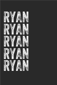 Name RYAN Journal Customized Gift For RYAN A beautiful personalized