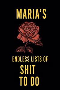 Maria's Endless Lists of Shit to do