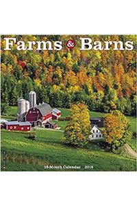 Farms & Barns 2018 Wall Calendar