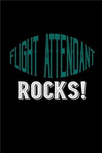 Flight attendant rocks!