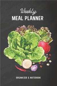 Weekly Meal Planner Organizer Notebook