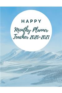 Happy Monthy Planner Teacher 2020-2021