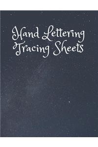 Hand Lettering Tracing Sheets