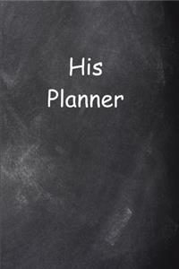 2020 Daily Planner For Men His Planner Chalkboard Style 388 Pages