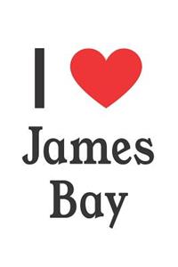 I Love James Bay: James Bay Designer Notebook