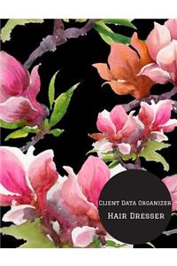 Client Data Organizer Hair Dresser