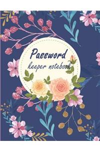 Password keeper notebook