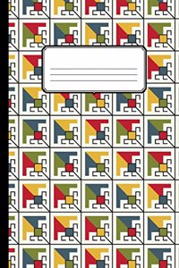 Geometric Pattern Blank Lined Journal