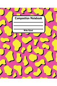Composition Notebook Wide Ruled