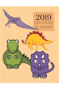 2019 Dinosaur Gratitude Journal Daily Planner