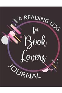 A Reading Log for Book Lovers Journal