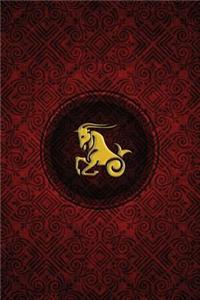 Monogram Capricorn Notebook