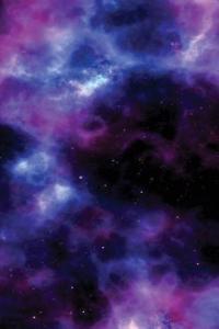 Nebula Purple Blue Galaxy Notebook