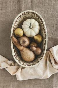 Gourds in a Basket Harvest Journal