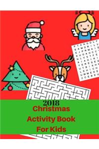 Christmas Activity Book For Kids 2018