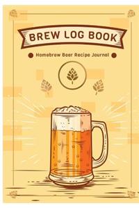Brew Log Book - Homebrew Beer Recipe Journal