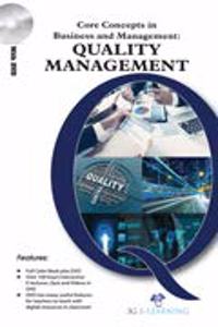 Core Concepts In Business And Management Quality Management (Book With Dvd)