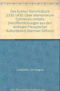 Das Kulmer Gerichtsbuch
