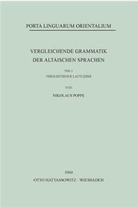 Vergleichende Grammatik Der Altaischen Sprachen